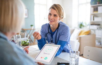 woman consulting with pharmacist