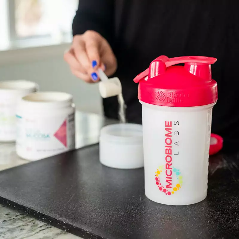 Microbiome Labs ProStak Blender Bottle