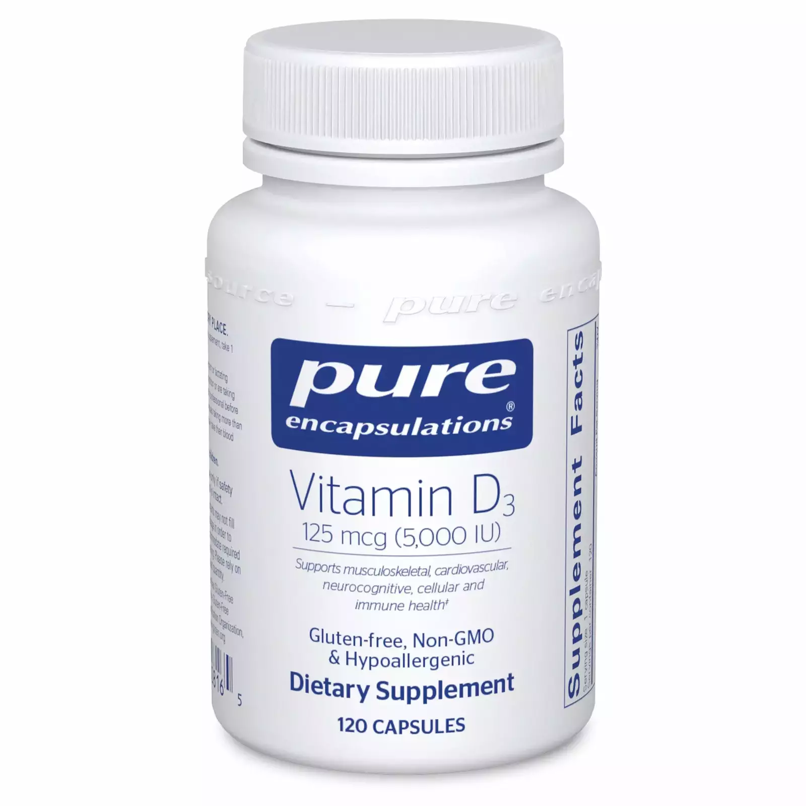 Vitamin D3 125 mcg (5,000 IU)