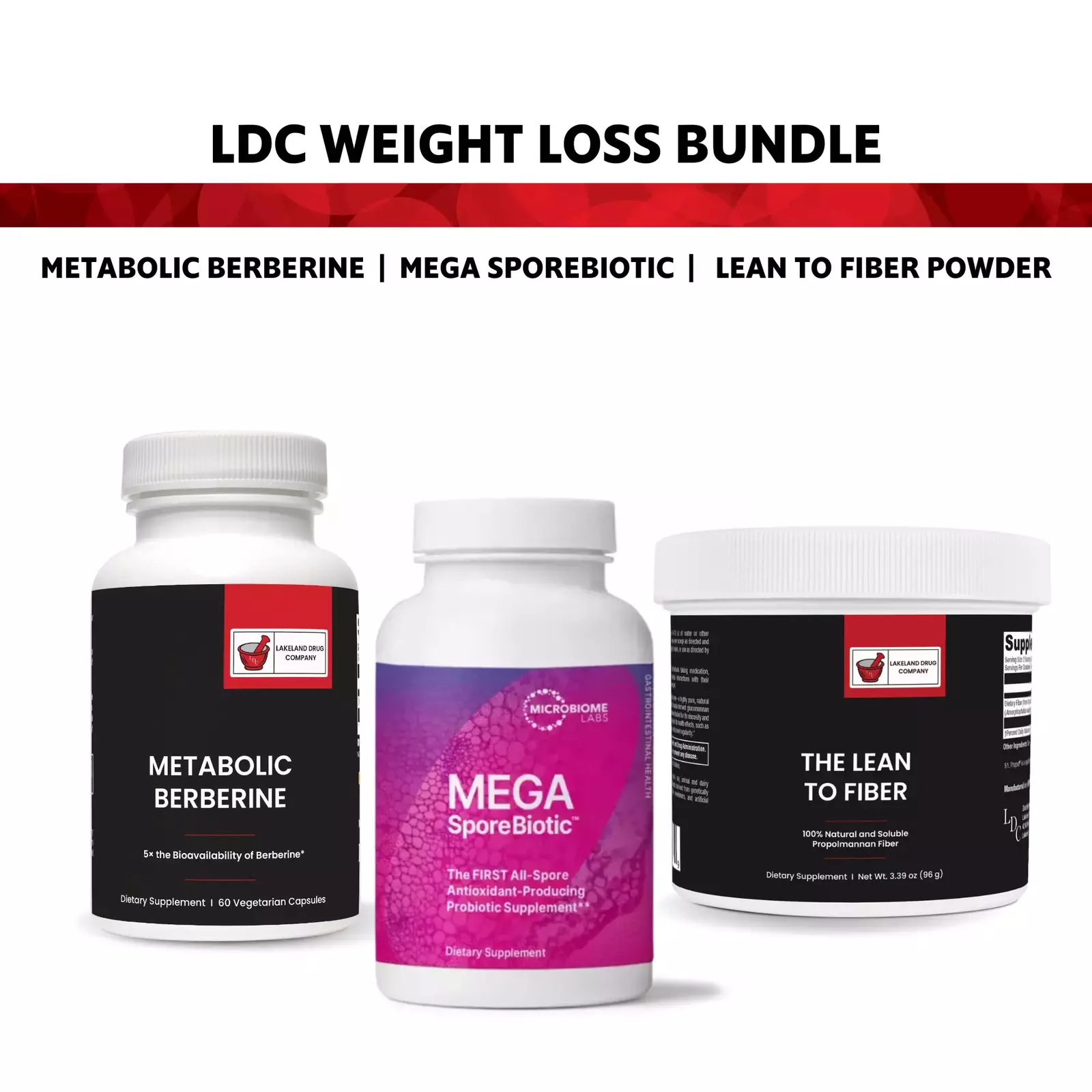 LDC Weightloss Bundle with Lean To Fiber Powder